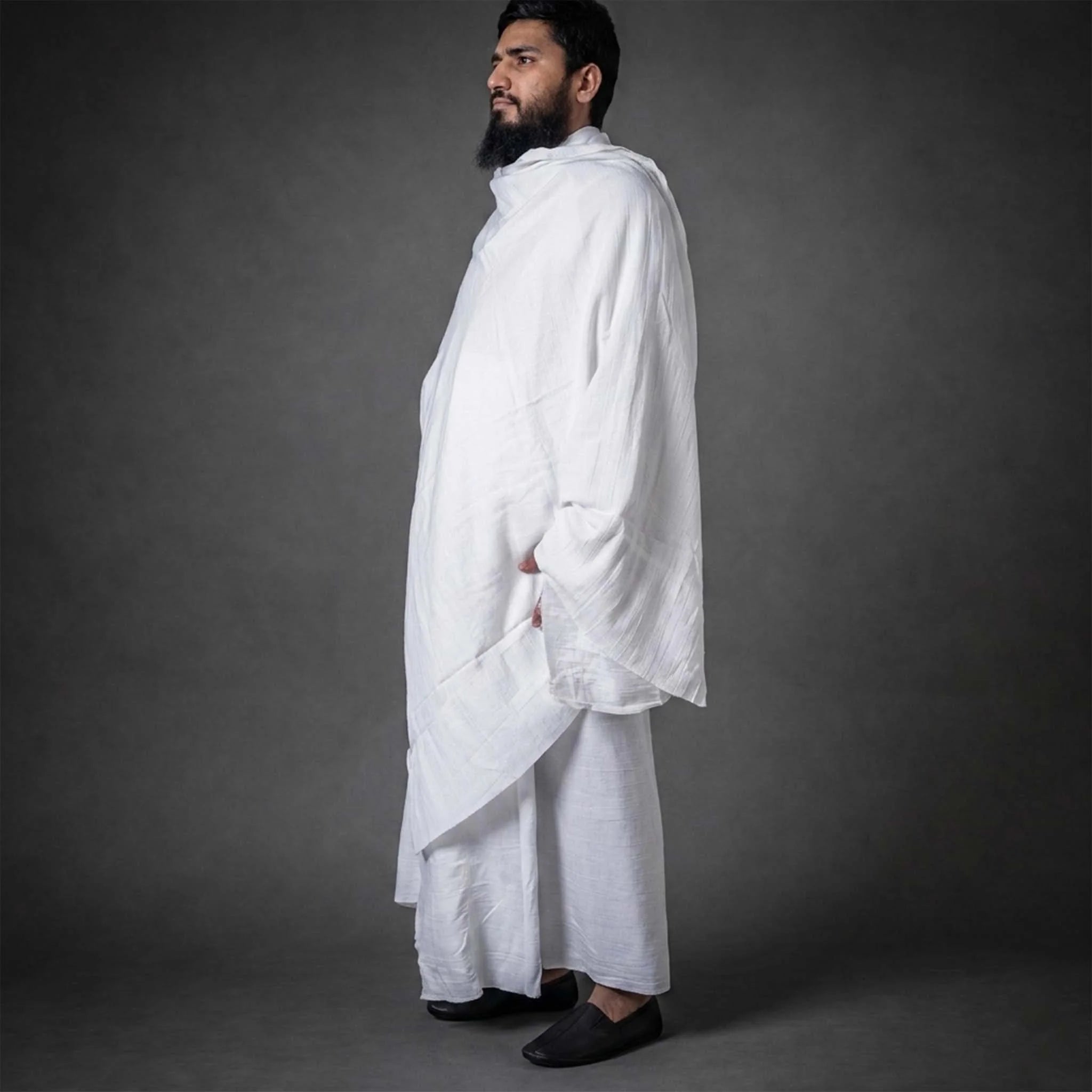 Supreme — Ultra-Lightweight Plain Cotton Ihram Set for Men (2 Piece)