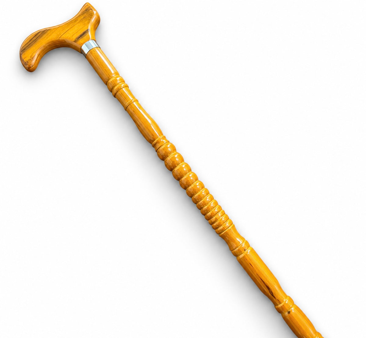 Premium China Wood Walking Stick – Lightweight & Durable Support Cane (ARTICLE 010 Orange)