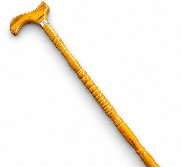 Premium China Wood Walking Stick – Lightweight & Durable Support Cane (ARTICLE 010 Orange)