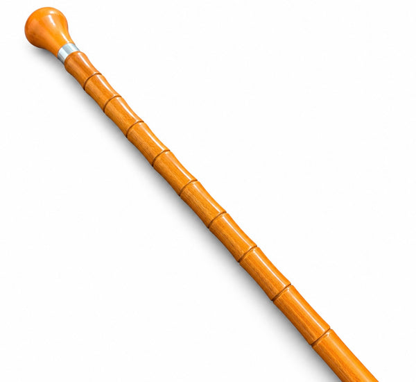Premium China Gool Wood Walking Stick – Lightweight & Durable Support Cane (ARTICLE 01 ORANGE)