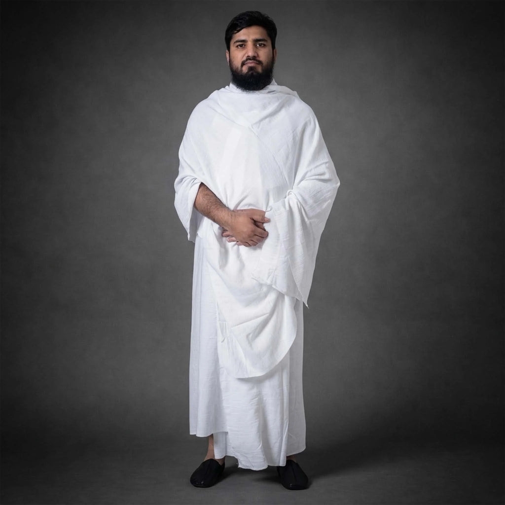 Supreme — Ultra-Lightweight Plain Cotton Ihram Set for Men (2 Piece)