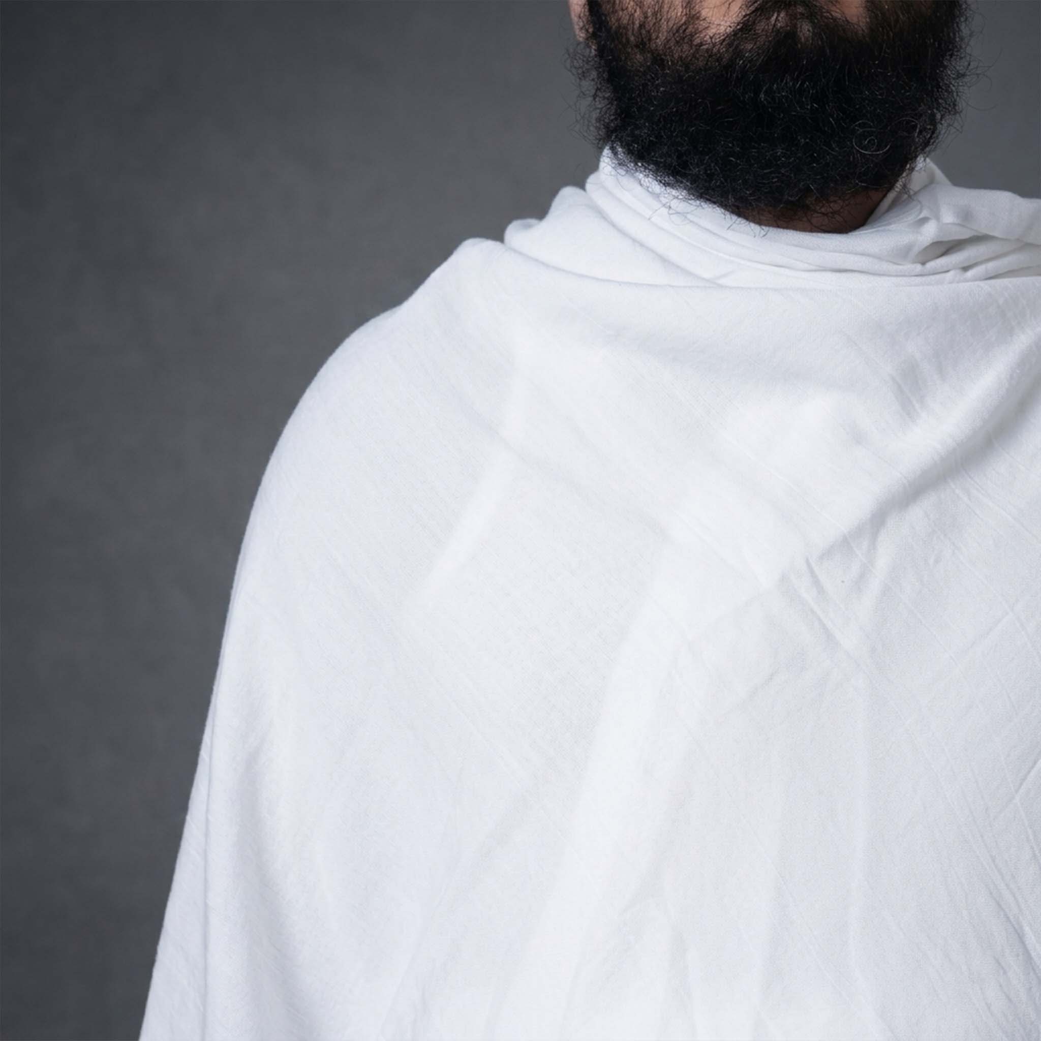 Supreme — Ultra-Lightweight Plain Cotton Ihram Set for Men (2 Piece)