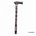 Premium Two-Piece Beaded Wooden Walking Stick – Lightweight & Durable (ARTICLE 001)