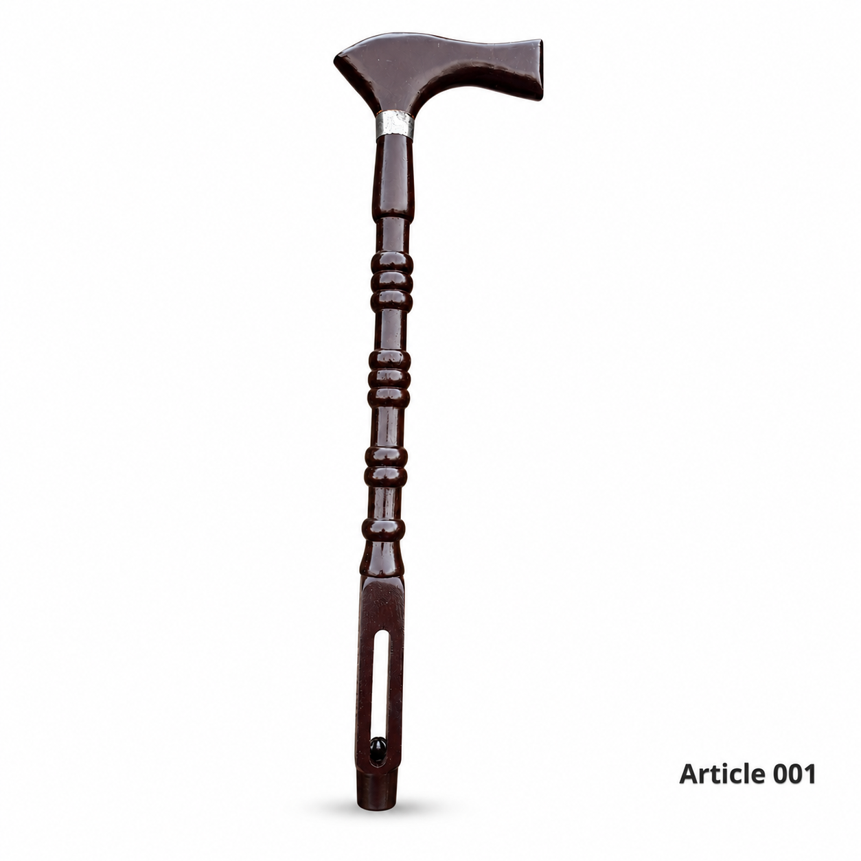 Premium Two-Piece Beaded Wooden Walking Stick – Lightweight & Durable (ARTICLE 001)