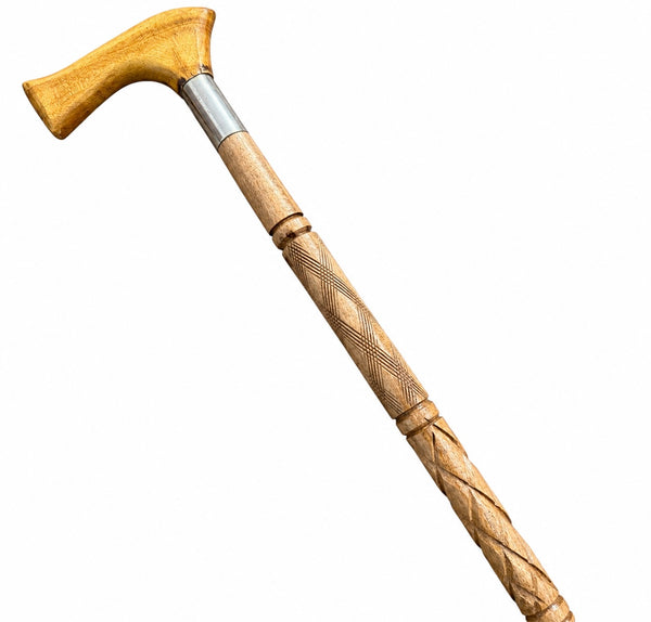 Premium Wooden Walking Stick – Sham Wali (ARTICLE NO 002)