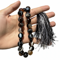 Black Tiger Eye Tasbih 14mm/ 21 Beads