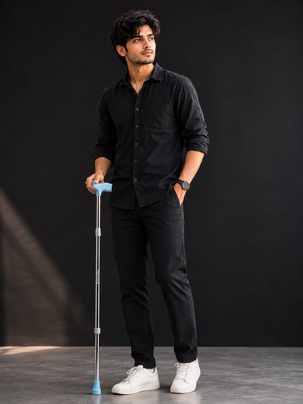 Adjustable Aluminium Walking Stick